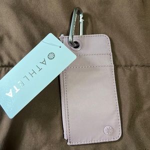 Mauve coffee run athleta wallet. NWT